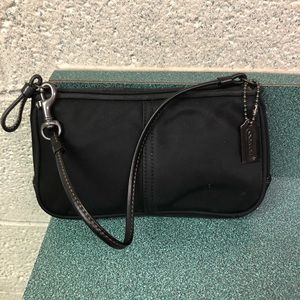 Coach Nylon /Leather Wristlet